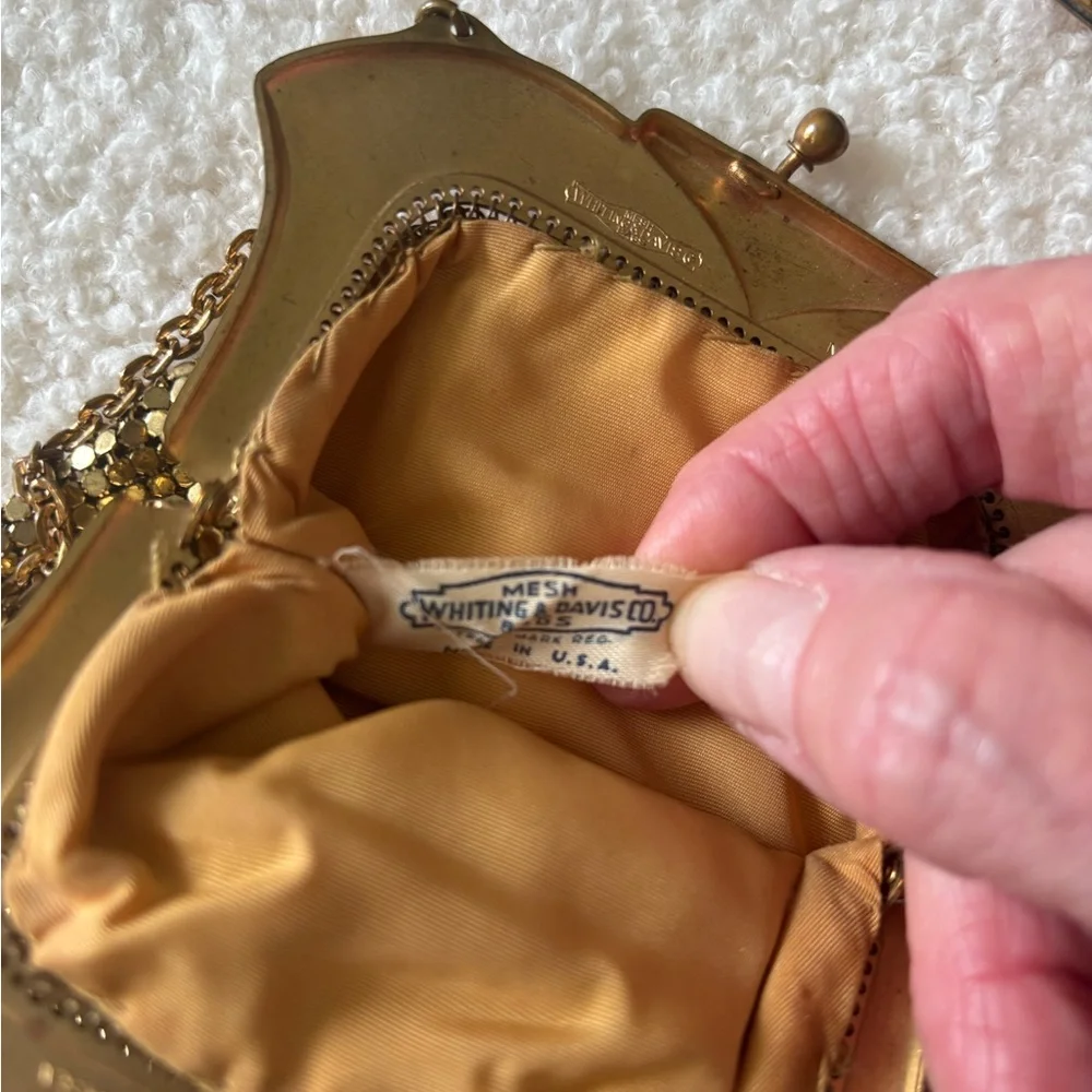 Whiting & Davis classic gold